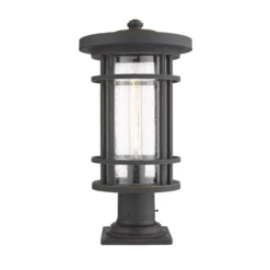 Z-Lite Jordan 19 Inch Tall Outdoor Pier Lamp -LumeLux Shop Z Lite 570PHB 533PM ORB