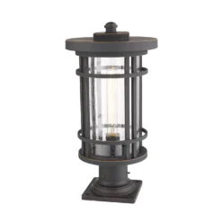 Z-Lite Jordan 19 Inch Tall Outdoor Pier Lamp -LumeLux Shop Z Lite 570PHB 533PM ORB AT 4