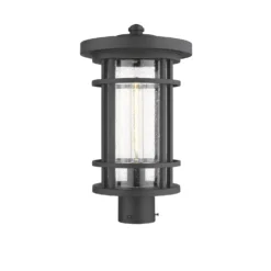 Z-Lite Jordan 17 Inch Tall Outdoor Post Lamp -LumeLux Shop Z Lite 570PHB BK