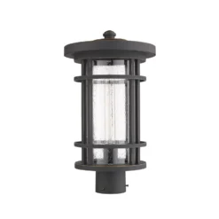 Z-Lite Jordan 17 Inch Tall Outdoor Post Lamp -LumeLux Shop Z Lite 570PHB ORB NL 7