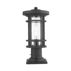 Z-Lite Jordan 16 Inch Tall Outdoor Pier Lamp -LumeLux Shop Z Lite 570PHM 533PM ORB