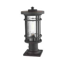 Z-Lite Jordan 16 Inch Tall Outdoor Pier Lamp -LumeLux Shop Z Lite 570PHM 533PM ORB AT 5