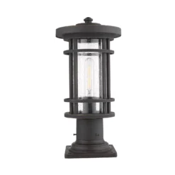 Z-Lite Jordan 16 Inch Tall Outdoor Pier Lamp -LumeLux Shop Z Lite 570PHM 533PM ORB NL 7
