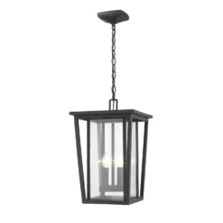 Seoul 17 Inch Tall 2 Light Outdoor Hanging Lantern By Z-Lite