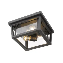 Seoul 12 Inch 3 Light Outdoor Flush Mount By Z-Lite -LumeLux Shop Z Lite 571F ORB AT 6