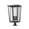 Seoul 32 Inch Tall 4 Light Outdoor Pier Lamp By Z-Lite