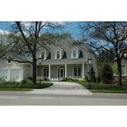 Seoul 113 Inch Outdoor Post By Z-Lite -LumeLux Shop Z Lite 571PHXXLR 564P BK RS 3