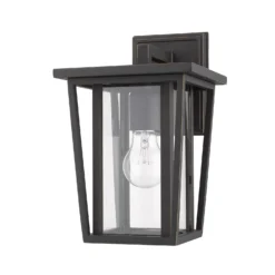 Z-Lite Seoul 11 Inch Tall Outdoor Wall Light -LumeLux Shop Z Lite 571S ORB NL 7