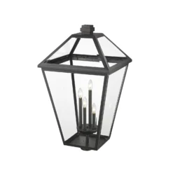 Talbot 34 Inch Outdoor Post By Z-Lite -LumeLux Shop Z Lite 579PHXLXR BK AT 5