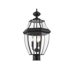 Westover 20 Inch Tall 3 Light Outdoor Post Lamp By Z-Lite