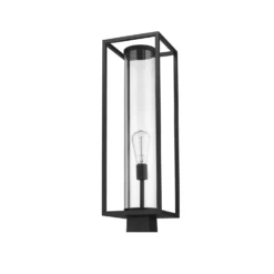 Z-Lite Dunbroch 26 Inch Tall Outdoor Post Lamp -LumeLux Shop Z Lite 584PHBS BK NL 7