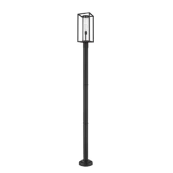 Z-Lite Dunbroch 95 Inch Tall Outdoor Post Lamp -LumeLux Shop Z Lite 584PHMR 567P BK NL 7