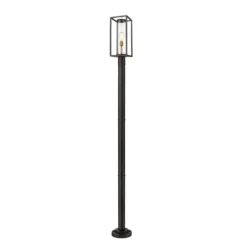 Z-Lite Dunbroch 95 Inch Tall Outdoor Post Lamp -LumeLux Shop Z Lite 584PHMR 567P DBZ