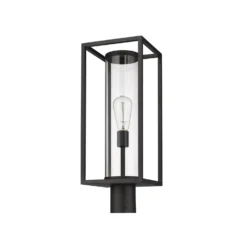 Z-Lite Dunbroch 21 Inch Tall Outdoor Post Lamp -LumeLux Shop Z Lite 584PHMR BK NL 7