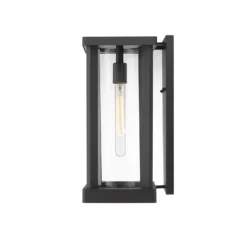 Z-Lite Glenwood 16 Inch Tall Outdoor Wall Light -LumeLux Shop Z Lite 586M BK AT 5