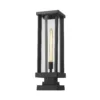 Z-Lite Glenwood 22 Inch Tall Outdoor Pier Lamp