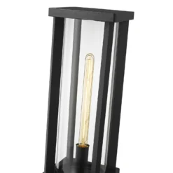 Z-Lite Glenwood 22 Inch Tall Outdoor Pier Lamp -LumeLux Shop Z Lite 586PHBS SQPM BK AT 6