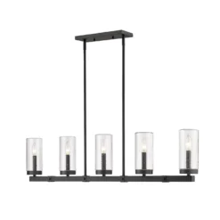 Marlow 10 Inch Tall 5 Light Outdoor Hanging Lantern By Z-Lite -LumeLux Shop Z Lite 589 5L BK AT 5