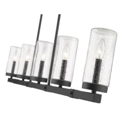 Marlow 10 Inch Tall 5 Light Outdoor Hanging Lantern By Z-Lite -LumeLux Shop Z Lite 589 5L BK AT 6