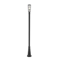 Z-Lite Helix 113 Inch Outdoor Post -LumeLux Shop Z Lite 591PHB 519P BK AT 4