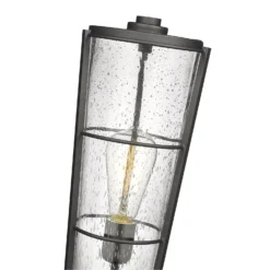 Z-Lite Helix 22 Inch Tall Outdoor Pier Lamp -LumeLux Shop Z Lite 591PHB 553PM BK AT 6