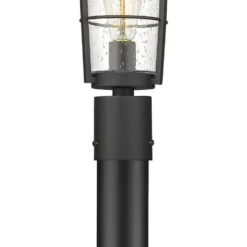 Z-Lite Helix 88 Inch Outdoor Post -LumeLux Shop Z Lite 591PHM 567P BK AT 6