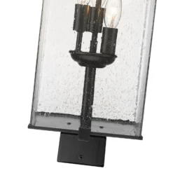 Sana 26 Inch Outdoor Post By Z-Lite -LumeLux Shop Z Lite 592PHBS BK AT 6