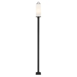Sana 120 Inch Outdoor Post By Z-Lite -LumeLux Shop Z Lite 593PHBS 536P BK AT 4