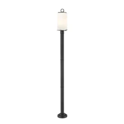 Sana 94 Inch Outdoor Post By Z-Lite -LumeLux Shop Z Lite 593PHMR 567P BK AT 5