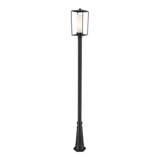Z-Lite Sheridan 116 Inch Outdoor Post -LumeLux Shop Z Lite 595PHBR 519P BK