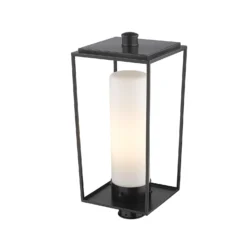 Z-Lite Sheridan 22 Inch Outdoor Post -LumeLux Shop Z Lite 595PHBR BK AT 5
