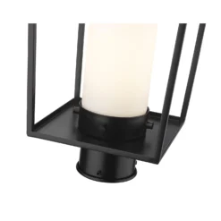 Z-Lite Sheridan 17 Inch Outdoor Post -LumeLux Shop Z Lite 595PHMR BK AT 6