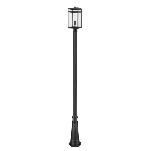 Z-Lite Nuri 111 Inch Outdoor Post -LumeLux Shop Z Lite 596PHMR 519P BK