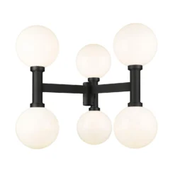 Laurent 34 Inch Tall 6 Light Outdoor Post Lamp By Z-Lite -LumeLux Shop Z Lite 597BP6 BK AT 5