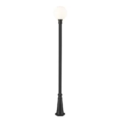 Z-Lite Laurent 109 Inch Tall Outdoor Post Lamp -LumeLux Shop Z Lite 597PHB 519P BK AT 5