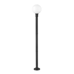 Z-Lite Laurent 89 Inch Tall Outdoor Post Lamp -LumeLux Shop Z Lite 597PHB 567P BK NL 7