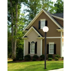 Z-Lite Laurent 89 Inch Tall Outdoor Post Lamp -LumeLux Shop Z Lite 597PHB 567P BK RS 3