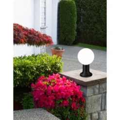 Z-Lite Laurent 13 Inch Tall Outdoor Pier Lamp -LumeLux Shop Z Lite 597PHM 533PM BK RS 3
