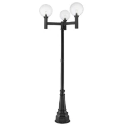 Laurent 107 Inch Tall 3 Light Outdoor Post Lamp By Z-Lite
