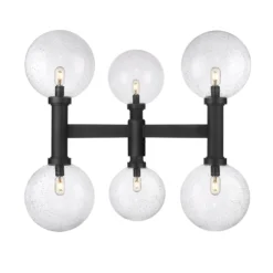 Laurent 34 Inch Tall 6 Light Outdoor Post Lamp By Z-Lite -LumeLux Shop Z Lite 599BP6 BK AT 4