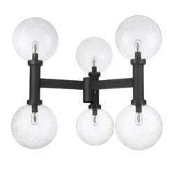 Laurent 34 Inch Tall 6 Light Outdoor Post Lamp By Z-Lite -LumeLux Shop Z Lite 599BP6 BK NL 7