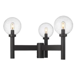 Laurent 18 Inch Tall 3 Light Outdoor Post Lamp By Z-Lite -LumeLux Shop Z Lite 599MP3 BK