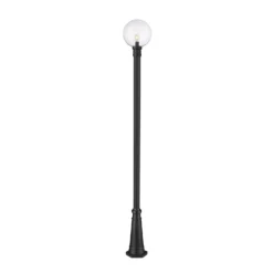 Z-Lite Laurent 109 Inch Tall Outdoor Post Lamp -LumeLux Shop Z Lite 599PHB 519P BK AT 4