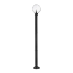Z-Lite Laurent 89 Inch Tall Outdoor Post Lamp -LumeLux Shop Z Lite 599PHB 567P BK NL 7