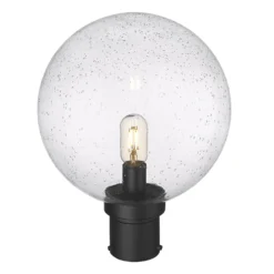 Z-Lite Laurent 15 Inch Tall Outdoor Post Lamp -LumeLux Shop Z Lite 599PHB BK AT 5